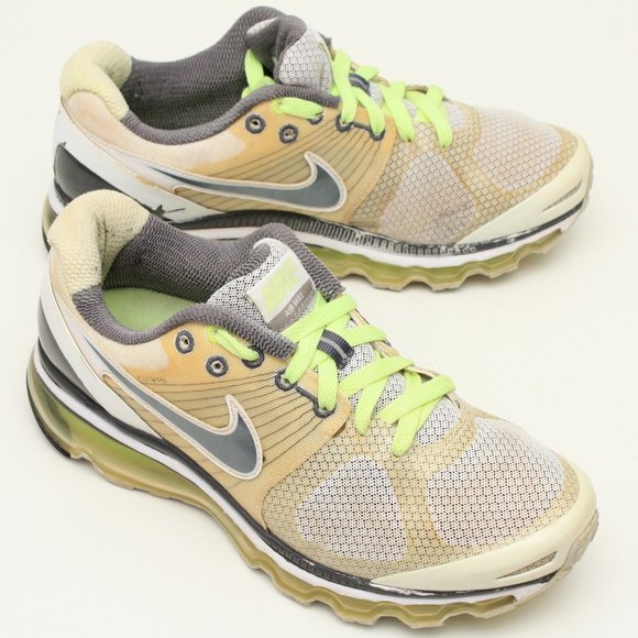 Nike Air Max+ 2010 Women's Running Shoes Size US 8 Liquid Lime Flywire - Picture 1 of 10